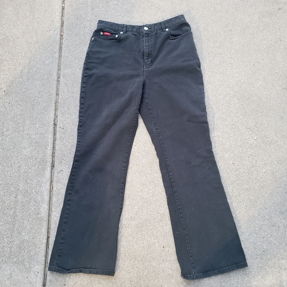 Chaps Denim - Vtg Chaps black denim jeans sz 8